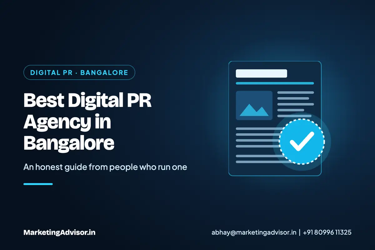 Best Digital PR Agency in Bangalore – MarketingAdvisor.in